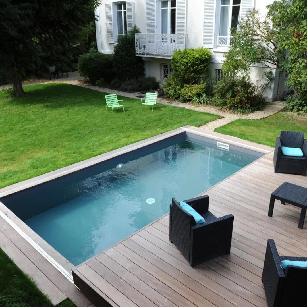 Раздвижная терраса для бассейна в Кирове