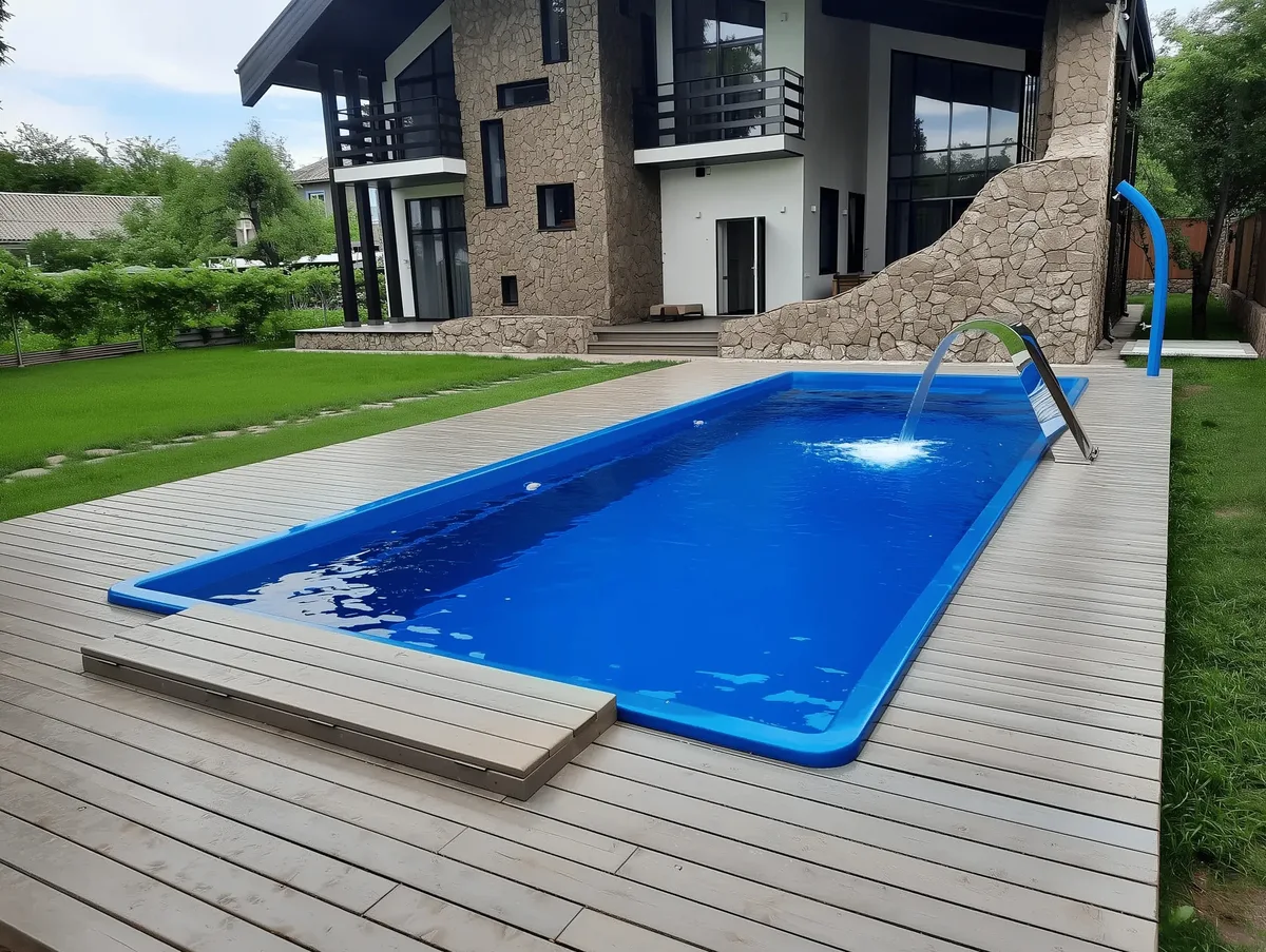 Композитный бассейн Laguna 9 — вид сверху в Кирове