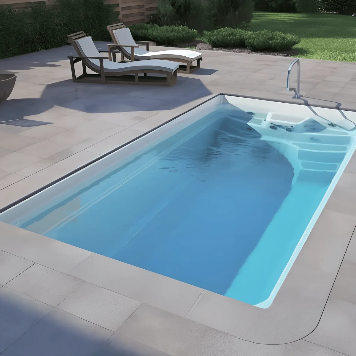 Композитный бассейн Laguna 5 — вид сверху в Кирове