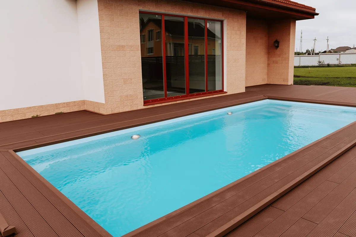 Композитный бассейн Laguna 8 — вид сверху в Кирове